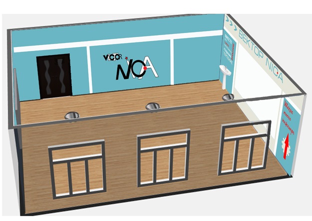 Вот такой дизайн кабинета Школы юного инженера "Вектор NICA" предложил семиклассник Алишер Абдуллаев из школы №4 
