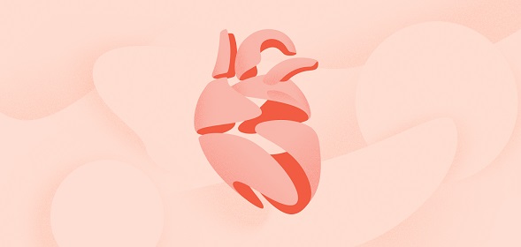 Иллюстрация. «Сердечные клетки», дизайнер @tsarcyanide, пресс-служба МФТИ 